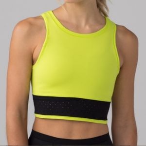 LULULEMON Mind Over Miles Crop Top
